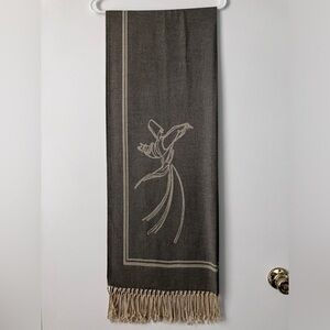 Scarf Shoulder Wrap Turkish Towel Table Runner Beach Fringed